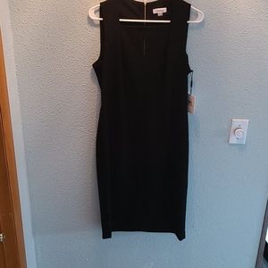 Calvin Klein keyhole sleeveless dress